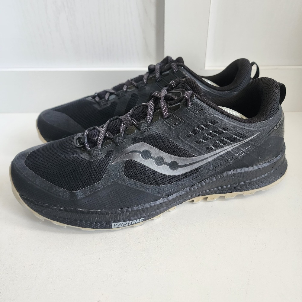 Saucony‎ Xodus 10 Mens Size 13 Trail Running Shoes Black Grey S20555-20